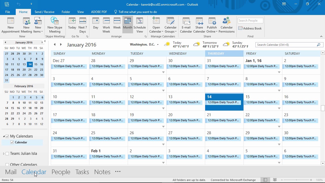 Add Calendar Dock A Peek On Outlook 2016 For Mac pootersurvey